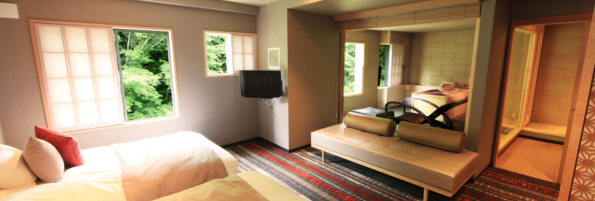 Photo2:Forest View / Western Twin Room 